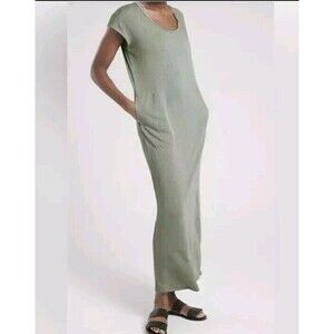 Athleta Olive Green Maxi Dress